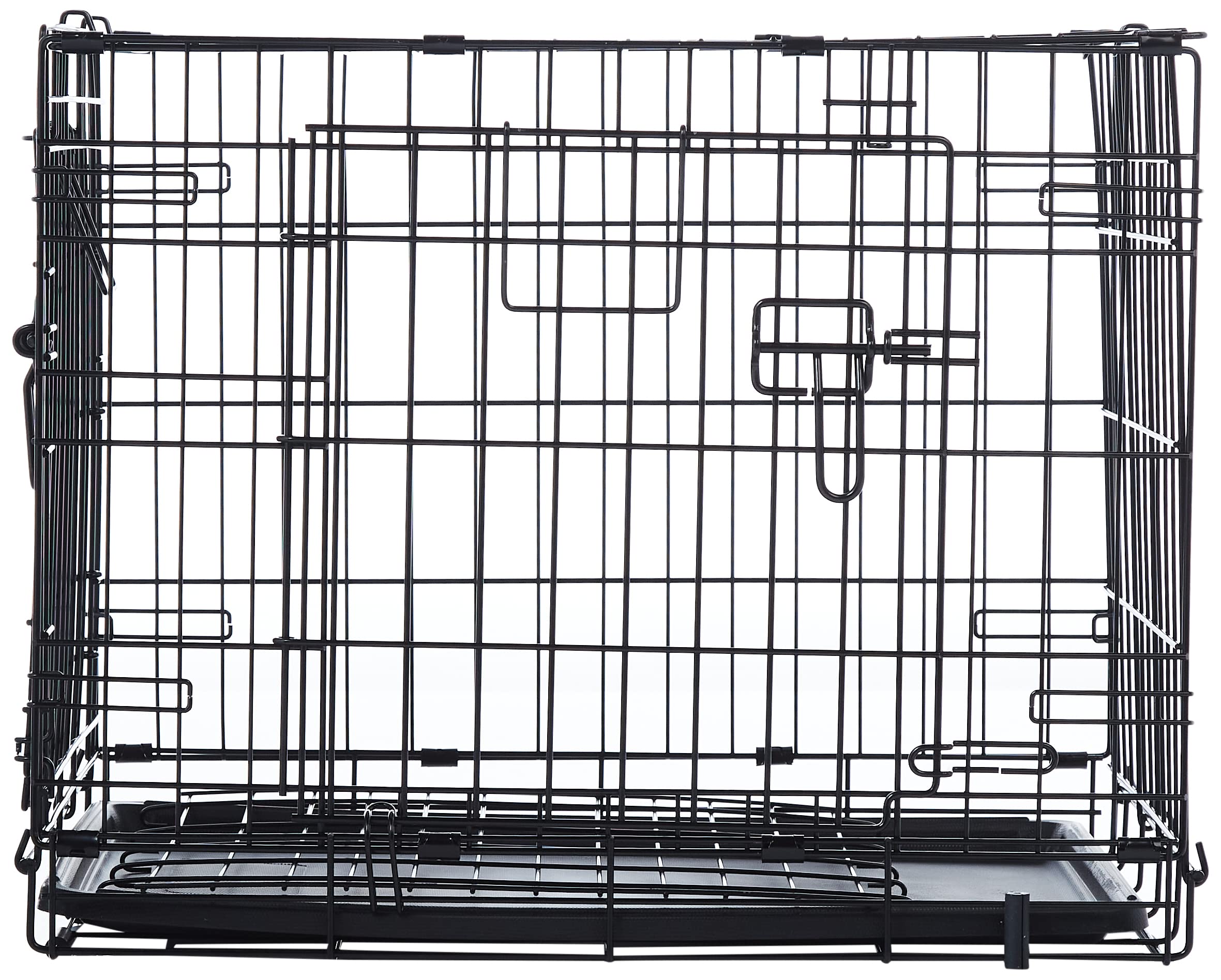 Midwest Contour Metal Folding Double Door Dog Crate - 24" X 18" X 19" Inches  