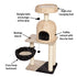 Midwest Nuvo Reid Fine N' Fun Wicker 4-Tier Cat Tree Furniture - Beige  