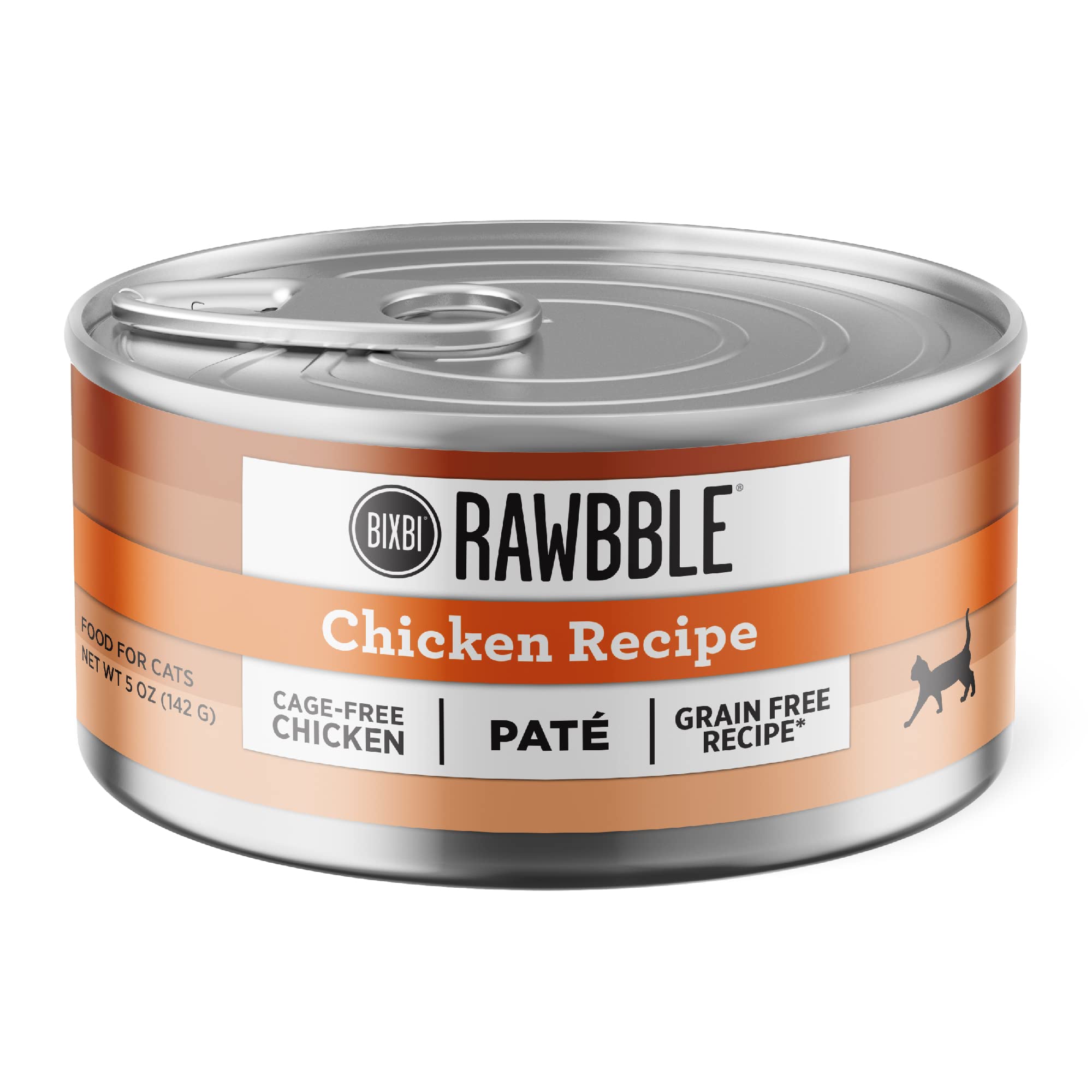 Bixbi Rawbble Chicken Pate Canned Cat Food - 5 Oz - Case of 24  