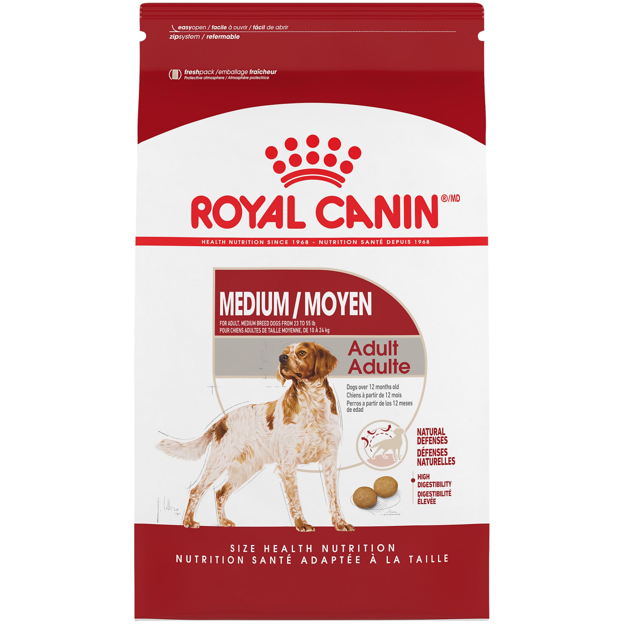 Royal Canin Size Health Nutrition Medium-Breed Adult Dry Dog Food - 17 Lbs  