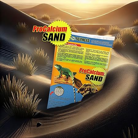Nature's Ocean Reptile Sciences ProCalcium Natural Terrarium Sand Substrate - Blue - 10 Lbs - Case of 4
