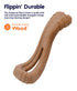 Petstages Dogwood Real Wood Blended Flip N' Chew Bone Floating Fetch Dog Toy - Medium  