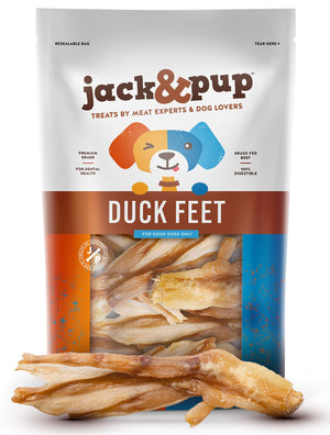BRAVO! Roasted Duck Feet Natural Dog Chews - 200 Pieces