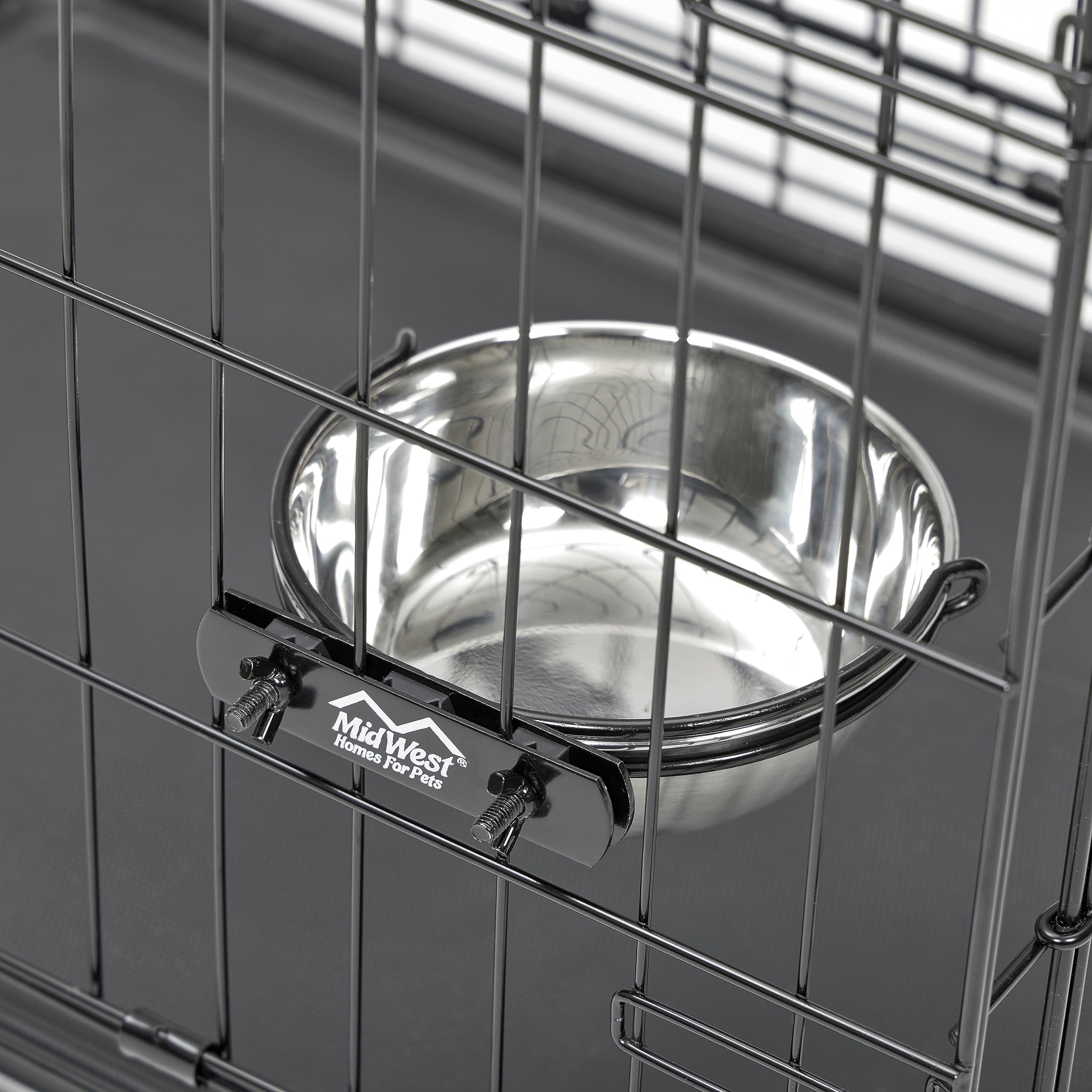 Midwest Snappy Fit Stainless Steel Dog Bowl - 2QT  