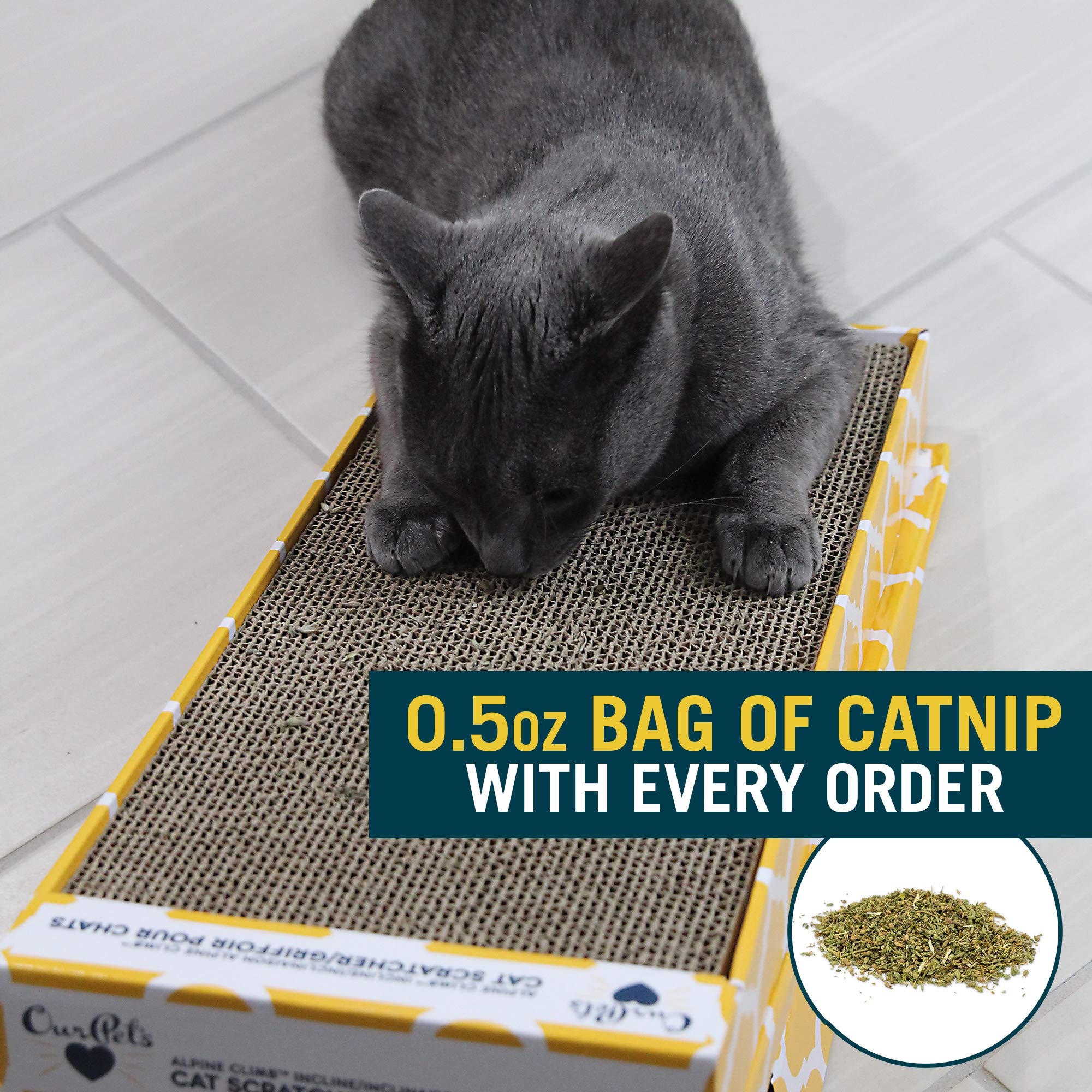 OurPets Cosmic Alpine Incline Cat Scratcher  