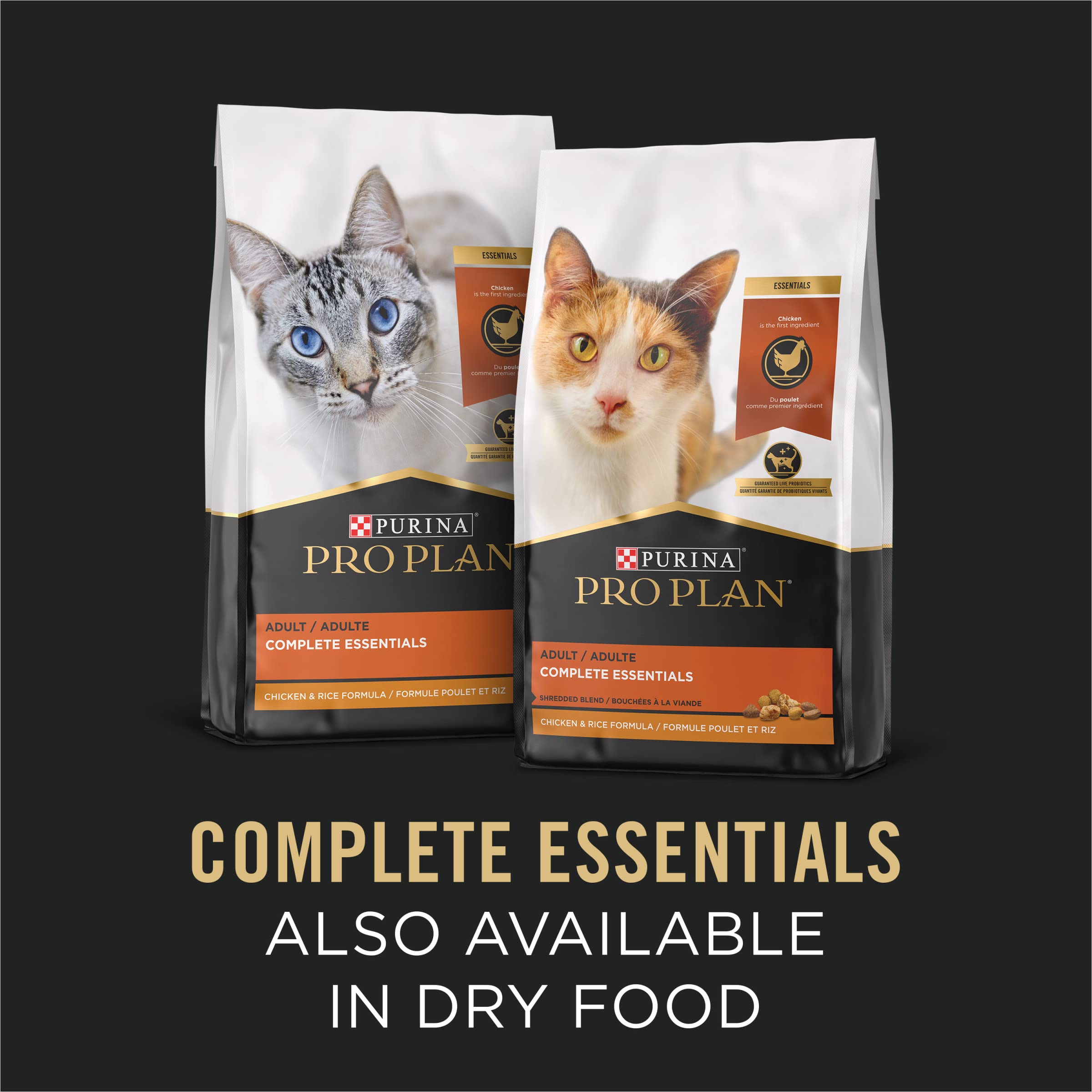 Purina Pro Plan Complete Essentials Grain-Free Classic Turkey and Vegetables Canned Cat Food - 5.5 Oz - Case of 24  