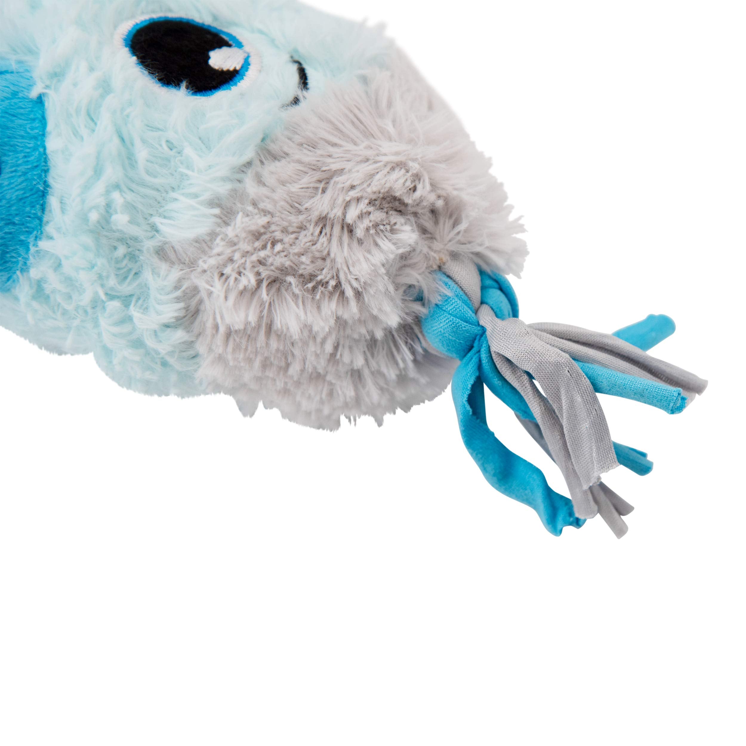 Outward Hound Absurd Burds Blue Footed Booby Durable Squeak and Plush Dog Toy  