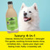 YAYA Organics Dog Whisperer All-in-1 Cucumber Aloe Scent Dog Shampoo Conditioner and Detangler - 16 Oz  