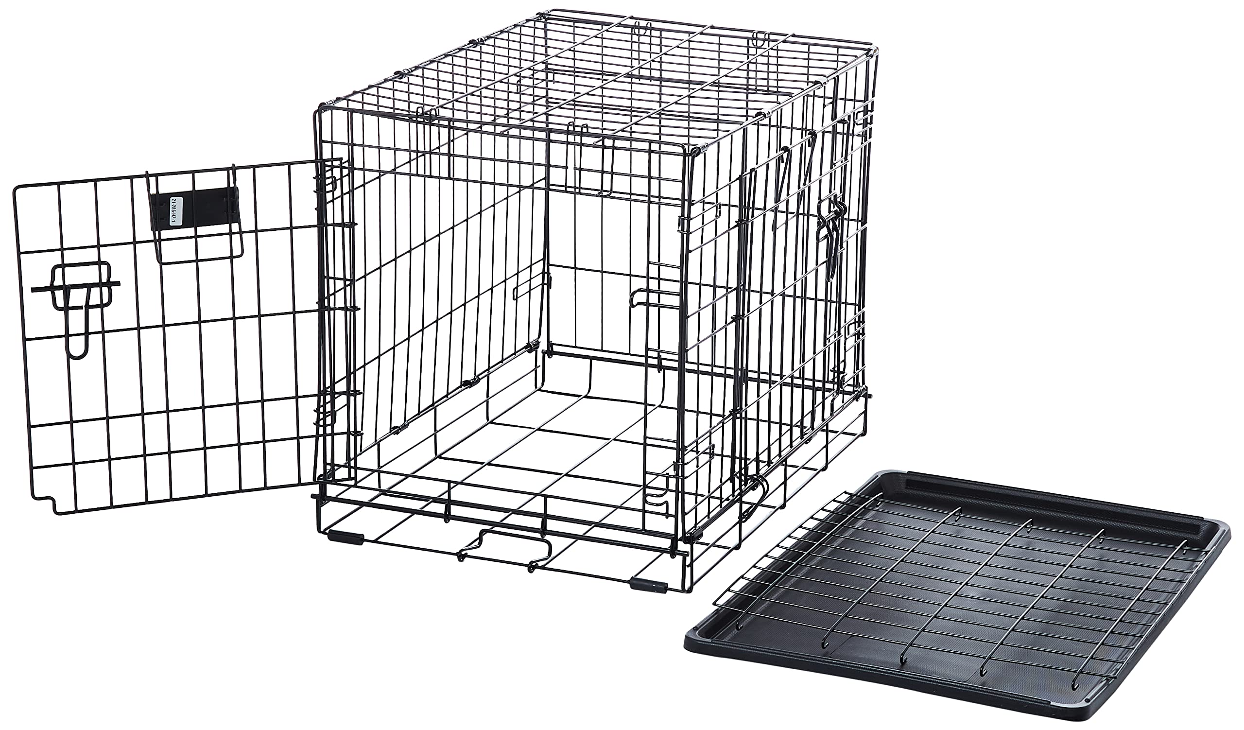 Midwest Contour Metal Folding Double Door Dog Crate - 24" X 18" X 19" Inches  