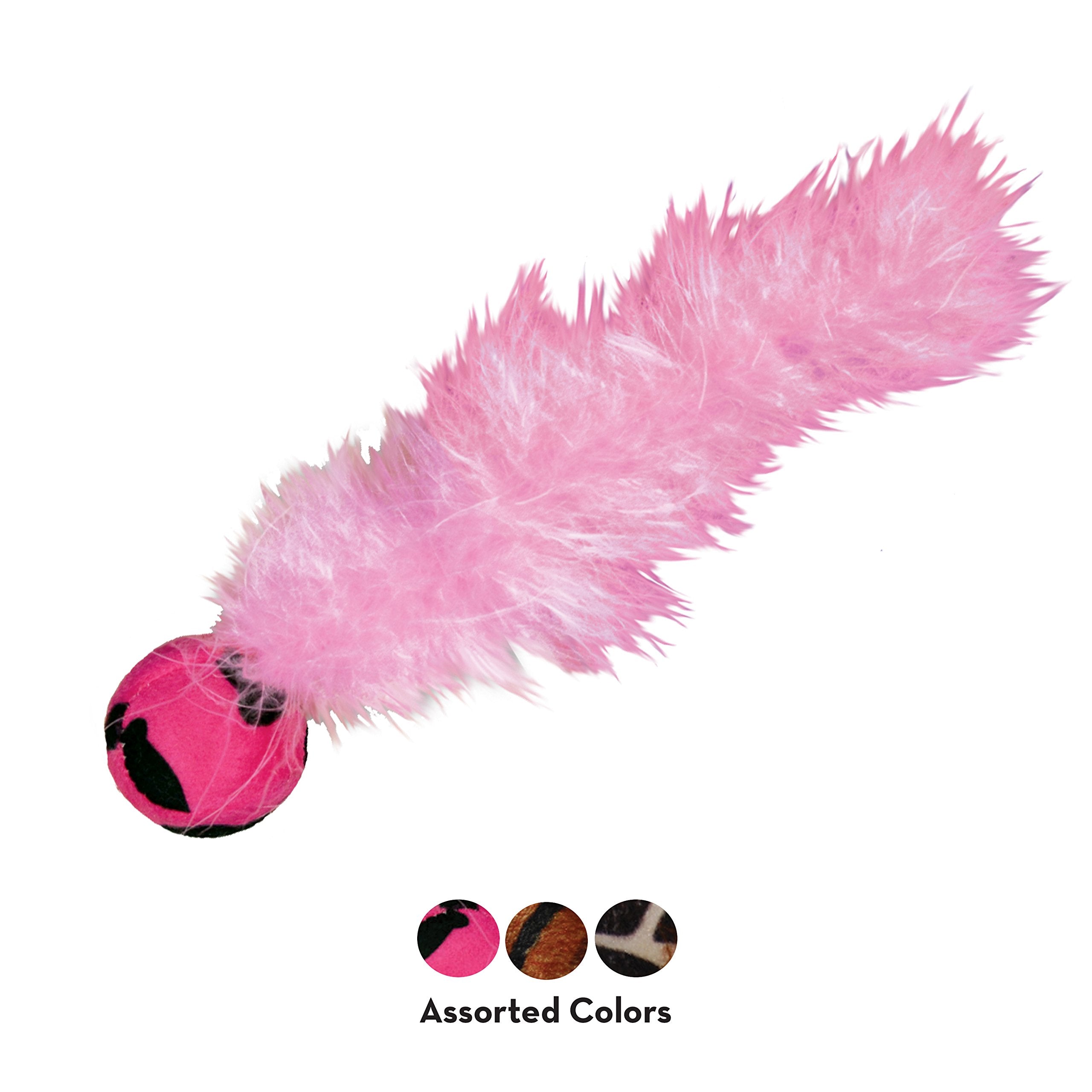 Kong Wild Tails Balla and Feather Catnip Cat Toy  