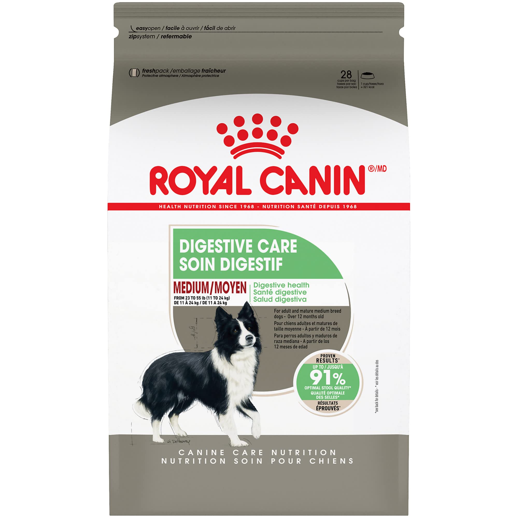 Royal Canin Digestive Care Formula Medium-Breed Dry Dog Food - 30 Lbs  