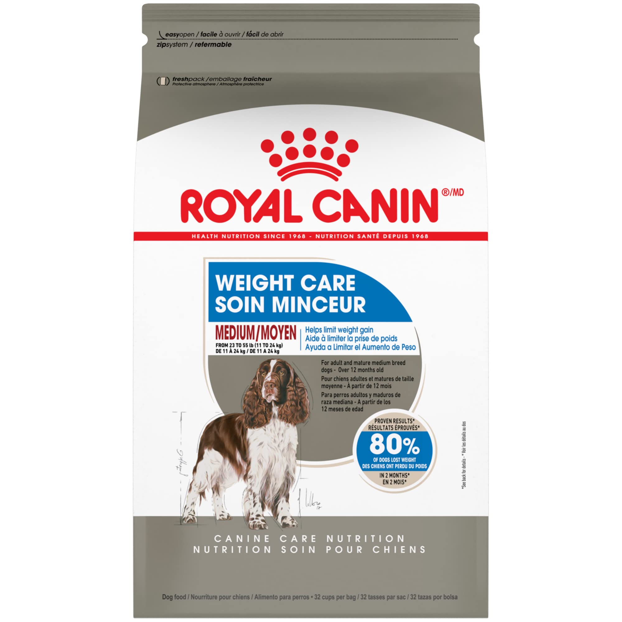 Royal Canin Size Health Nutrition Weight Care Medium-Breed Dry Dog Food - 30 Lbs  