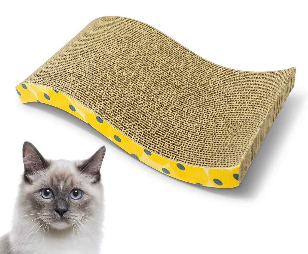 OurPets Cosmic S-Shaped The Wave Premium Cat Scratcher  