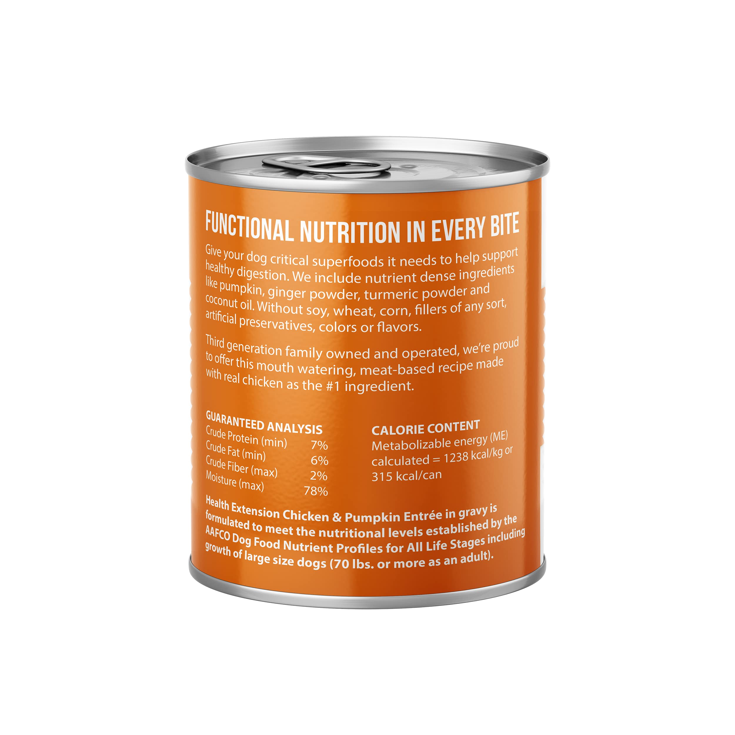 Health Extension Digestive Support Chicken Pumpkin and Gravy Canned Dog Food - 9 Oz - Case of 12  