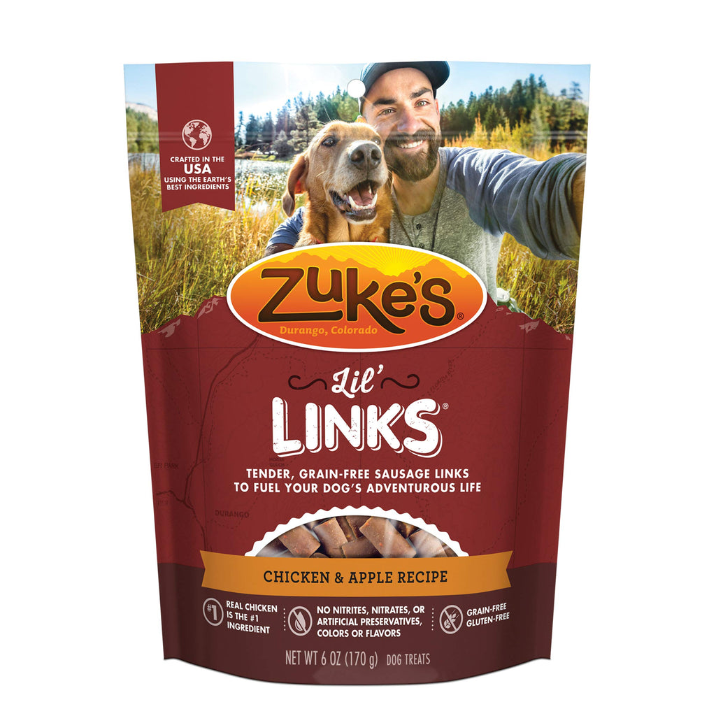 Zuke's Lil' Links Chicken and Apple Soft and Chewy Dog Treats - 6 Oz  