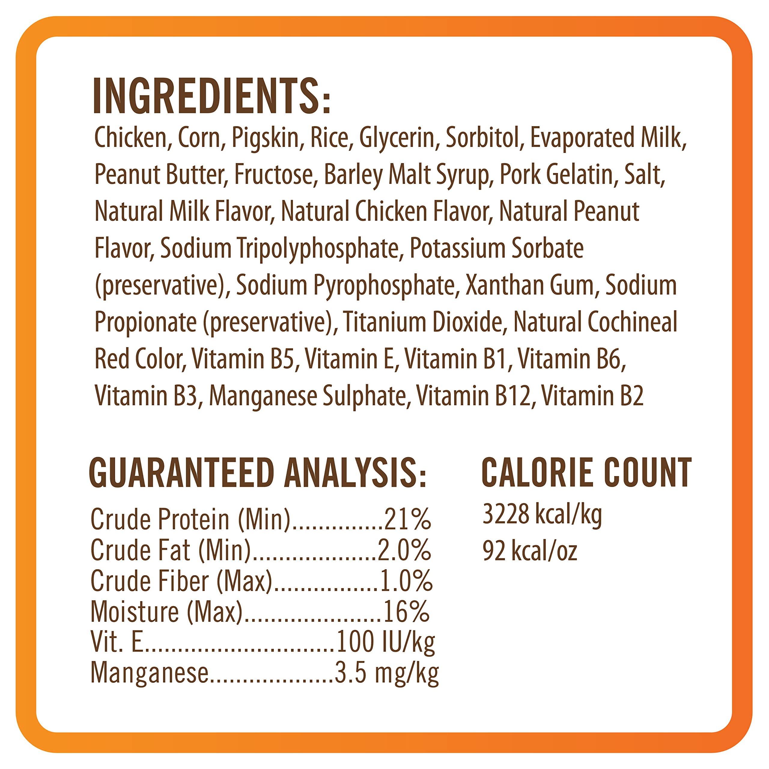 Scott Pet Nutri-Chomps Rawhide-Free Braids Mixed Flavor Chicken Peanut Butter and Milk Natural Dog Chew Treats - 6