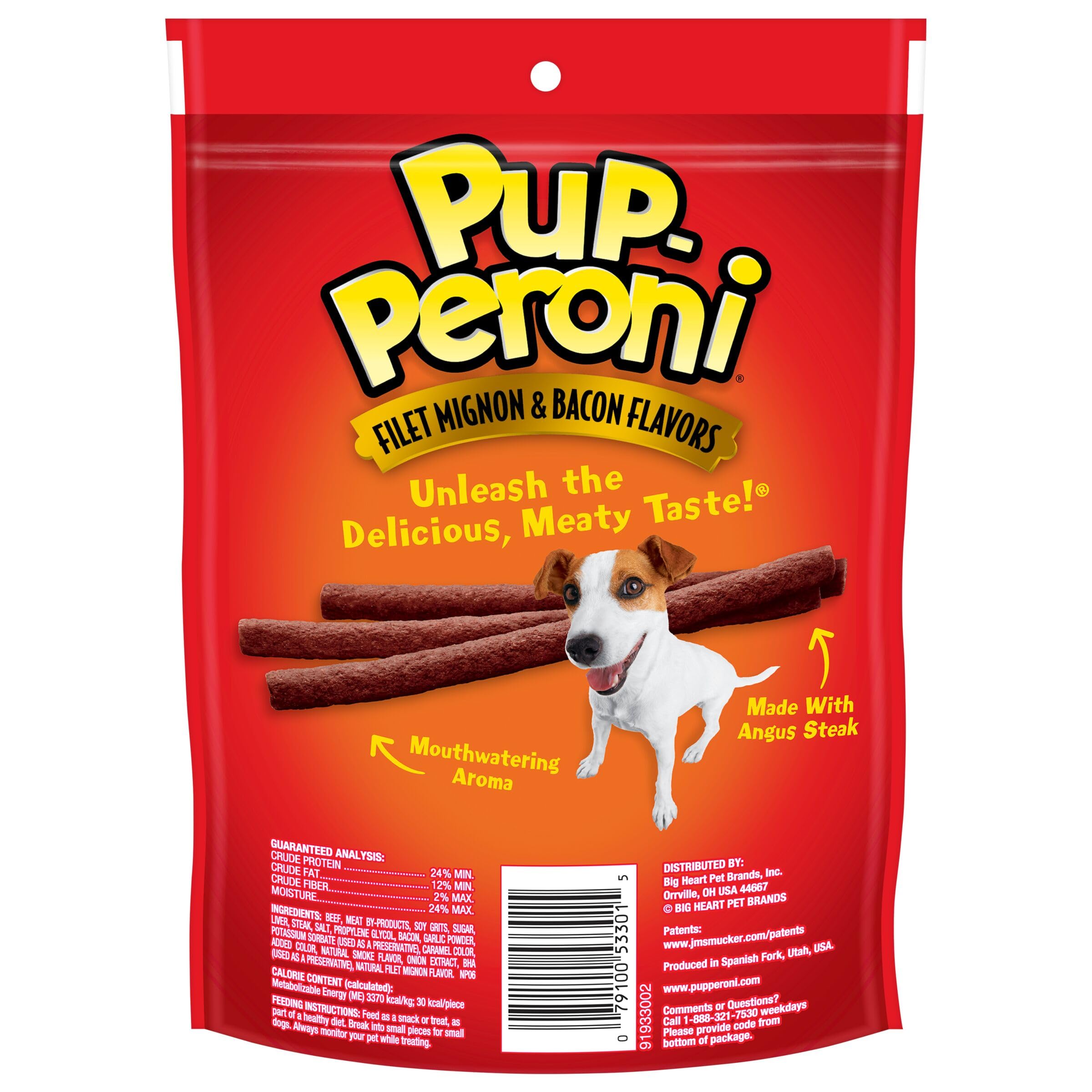 Pup-Peroni Filet Mignon and Bacon Flavored Soft and Chewy Dog Treats - 22.5 Oz  