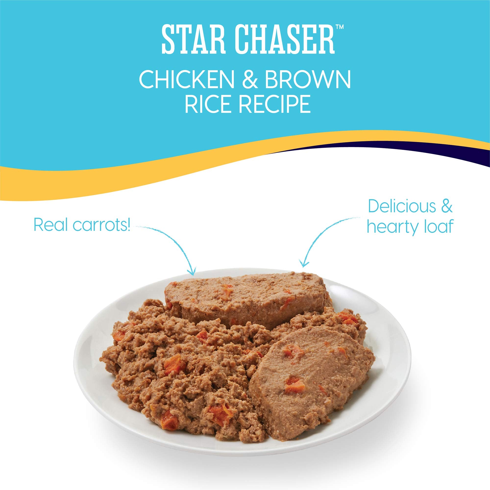 Solid Gold Star Chaser Chicken and Brown Rice Recipe Canned Dog Food - 13.2 Oz - Case of 6  