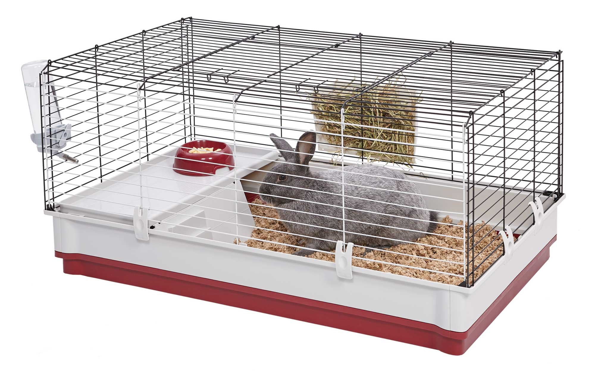 Midwest Wabbitat Deluxe Rabbit and Small Animal Home - X-Large - 47" X 23.6" X 19.7" Inches  