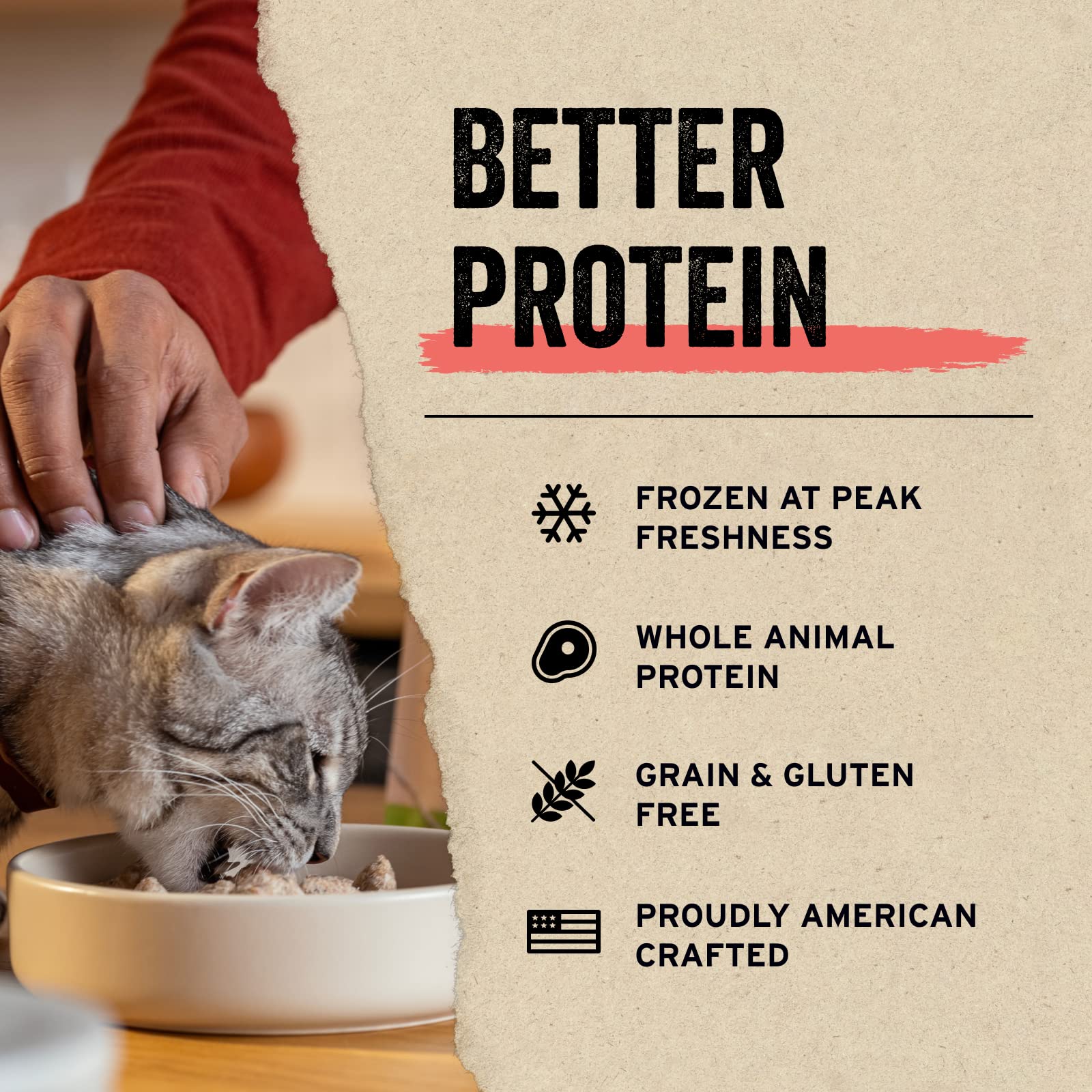 Vital Essential's Grain-Free Pork Mini Patties Freeze-Dried Cat Food - 3.75 Oz  