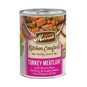 Merrick Healthy Grains Kitchen Comforts Turkey Loaf Canned Dog Food - 12.7 Oz - Case of 12