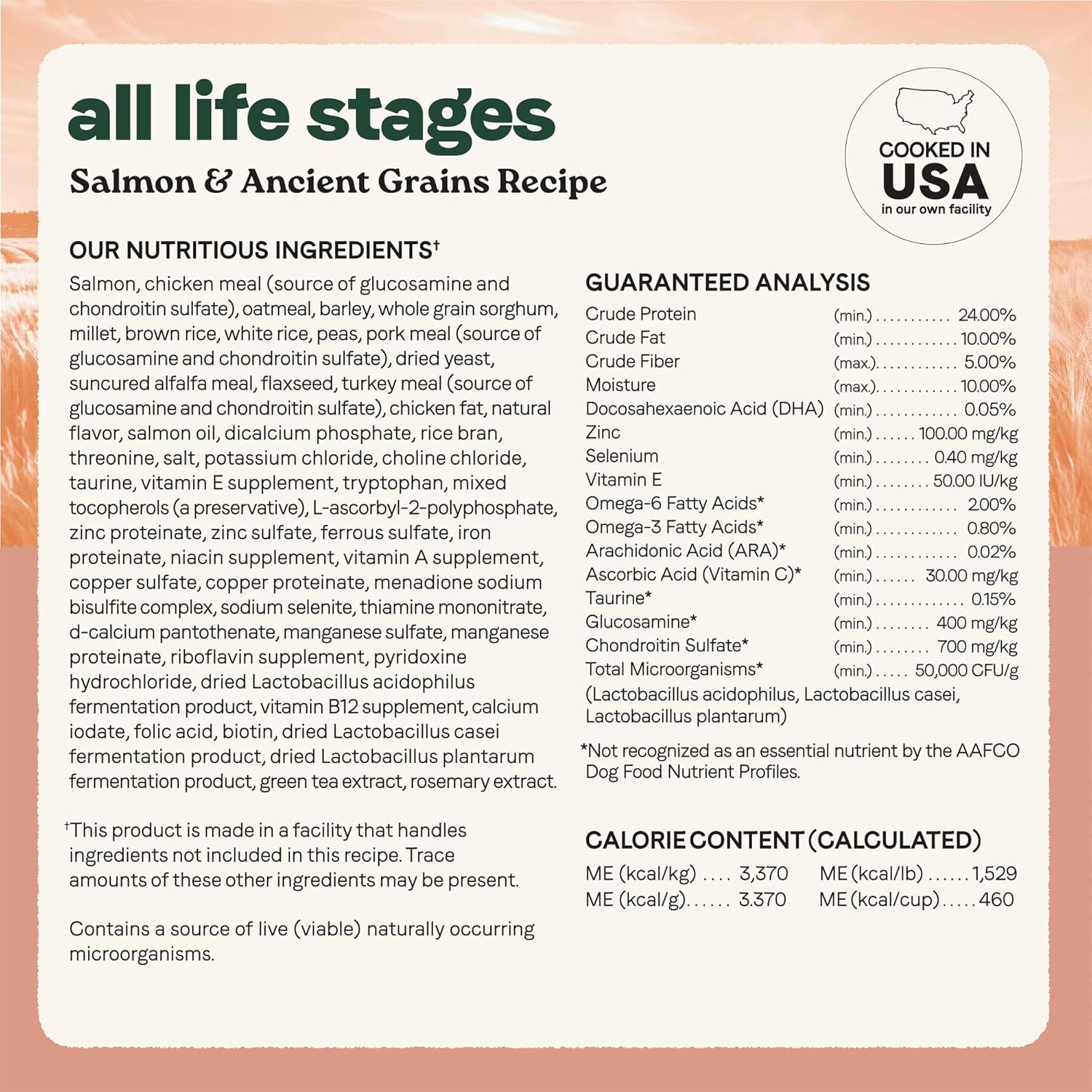 Canidae All Life Stages SLM/ANC GR DOG - 27 Lbs