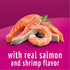Purina Friskies Playfuls Salmon and Shrimp Crunchy Cat Treats - 2.1 Oz - Case of 10  