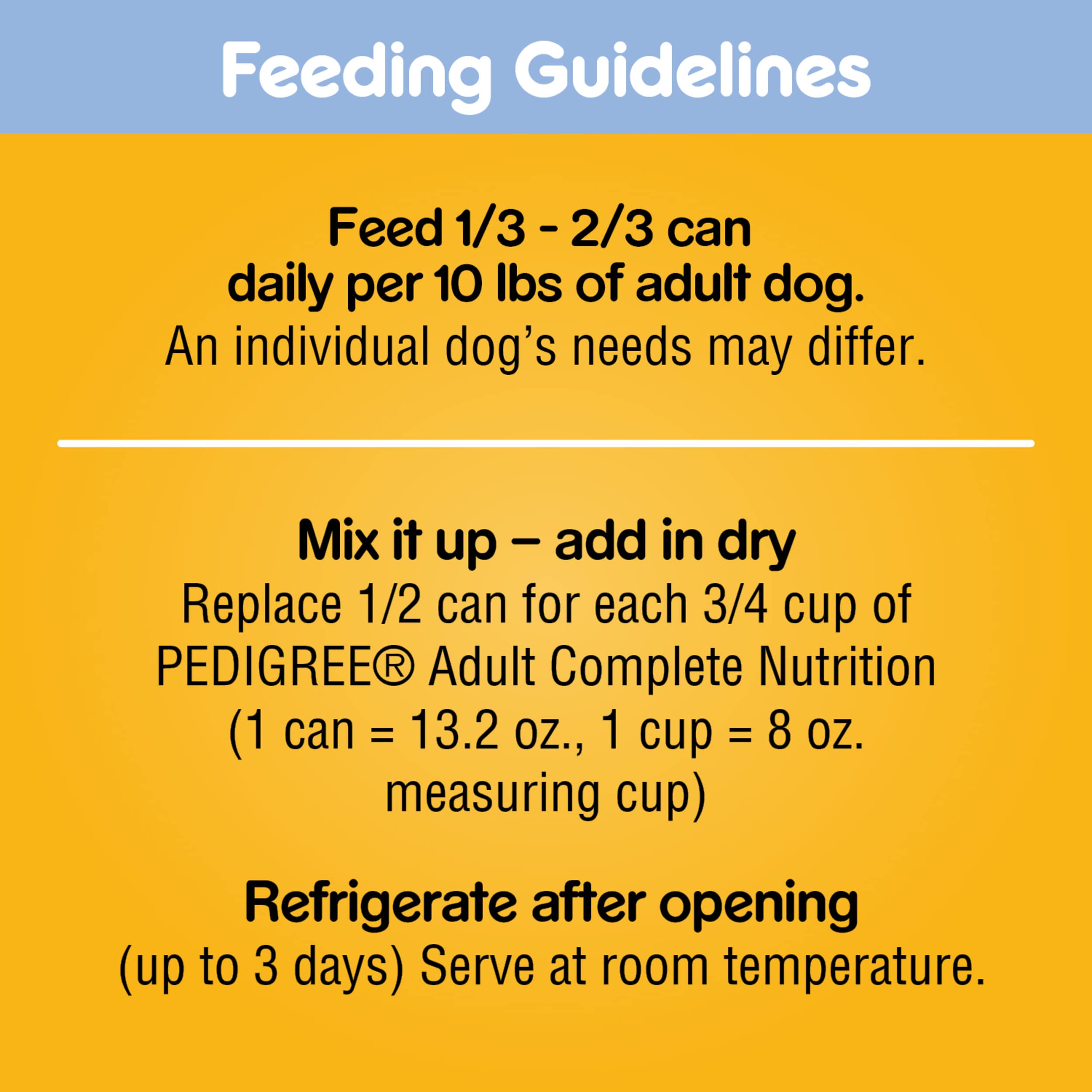 Pedigree Chopped Ground Dinner Chicken Beef and Liver Canned Dog Food - 22 Oz - Case of 12  