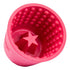 Innovative Pet Lickimat Yoggie Pot Slow Feeding Rubber Dog Bowl or Pot Pink