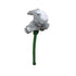 Flingerz Furry-Rabbit Fling and Fetch Launcher with Plush Squeaking Rabbit Dog Toy    