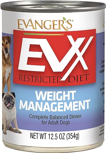 Evanger's EVX Restricted Diet Weight Support Adult Canned Dog Food - 12.5 Oz - Case of 12 Default Title