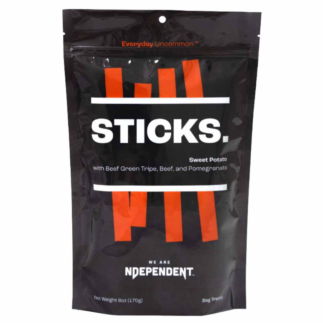 We Are Ndependent Sweet Potato Sticks with Beef Green Tripe Chewy Dog Treats - 6 Oz