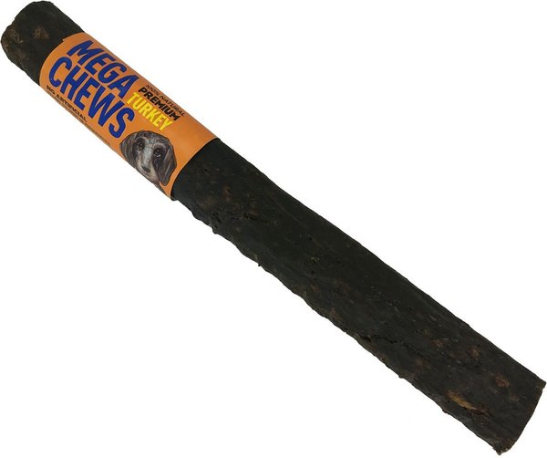 Etta Says High-Protein Turkey Mega Chew Premium Crunch and Chewy Natural Dog Chews - 10 Inch - 18 Count