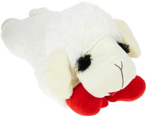 Multipet Lamb Chop Squeaky and Plush Dog Toy - Large - 24