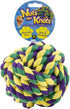 Multipet Nuts for Knots Cotton Ball Roped Dog Toy - Medium - 3.5" Inches  