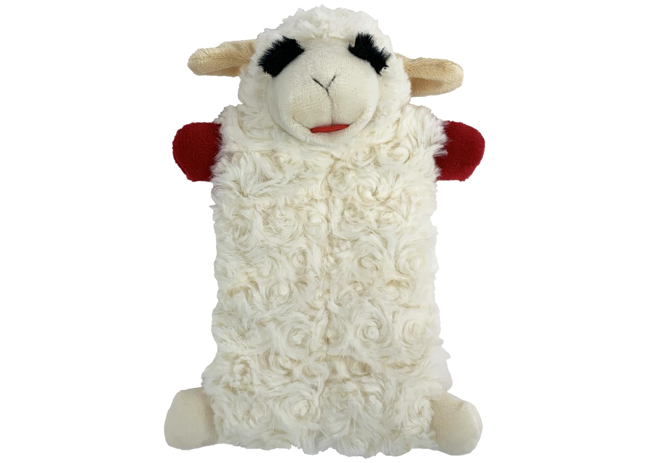 Multipet Lamb Chop Squeaker Mat Plush Dog Toy - 9