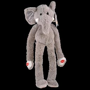 Multipet Swingin' Safari Elephant Squeak and Plush Dog Toy - 19