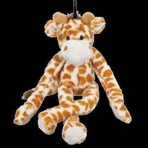 Multipet Swingin' Safari Giraffe Squeak and Plush Dog Toy - 19