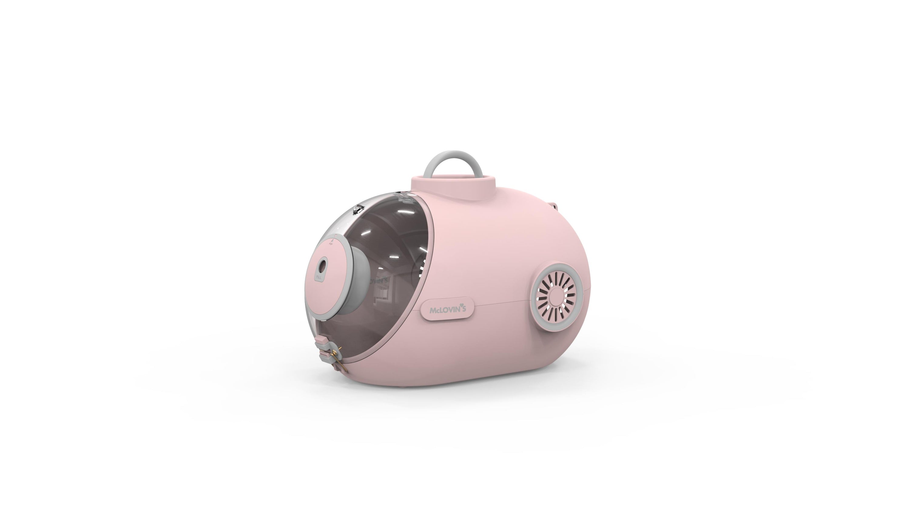 Mclovin's Pet Submarine Hard-Shell Travel Pet Carrier - Pink  