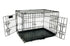 Mclovin's Pet Double Door Folding Metal Dog Crate - Black - 42" Inches  