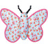 The Worthy Dog Butterfly Squeak Nylon and Plush Dog Toy