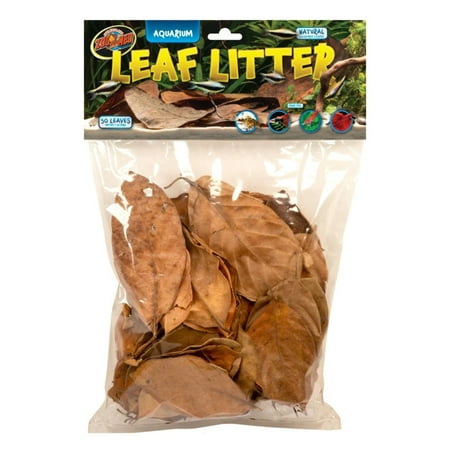 Zoo Med Laboratories Natural Jackfruit Leaf Litter for Aquascaping or Aquarium Décor - 30 Grams