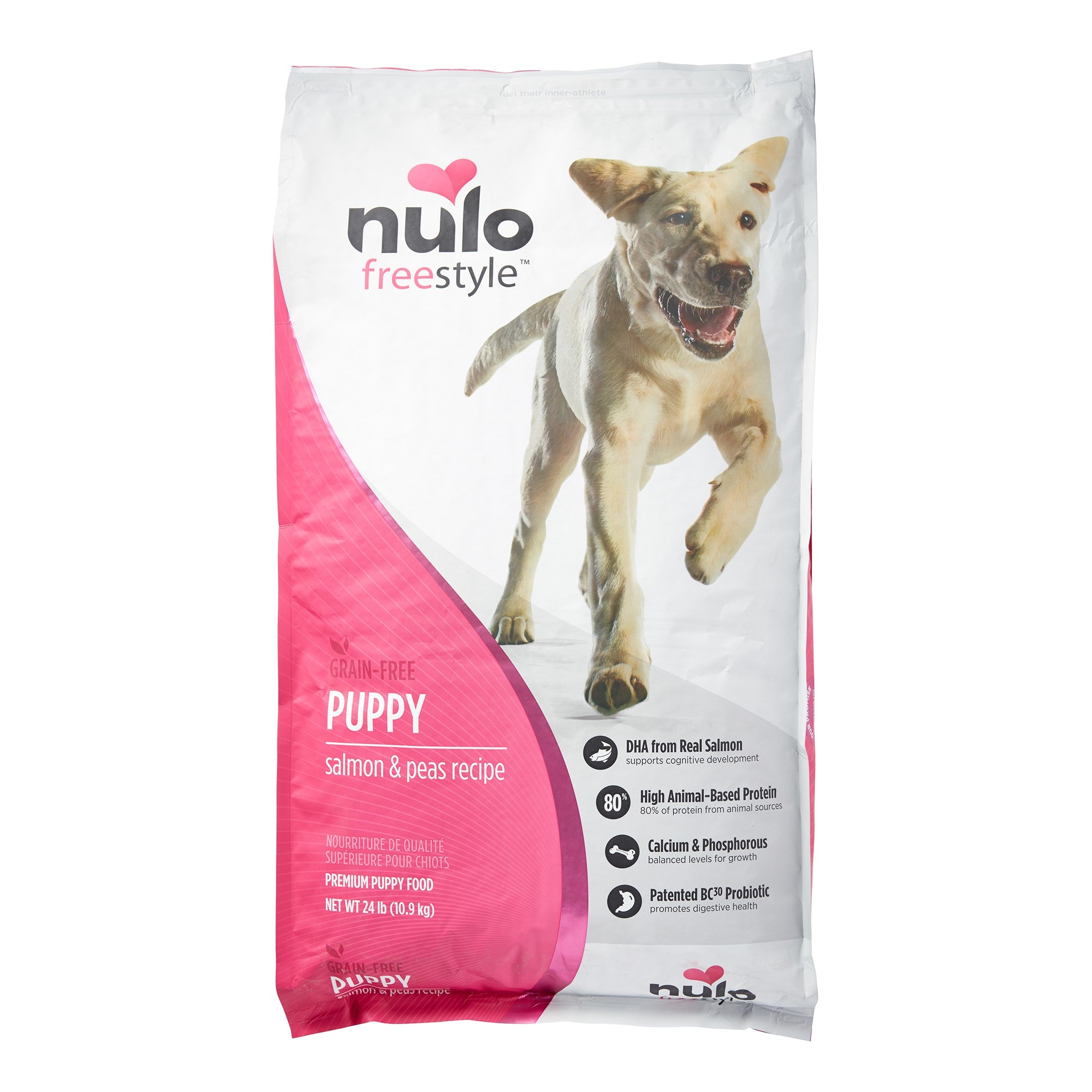 Nulo Freestyle Grain-Free Salmon and Peas Puppy Formula Dry Dog Food 24 Pounds
