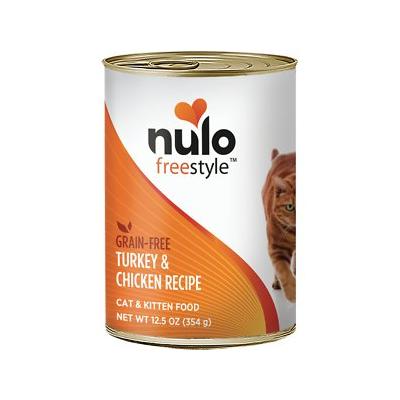Nulo Freestyle Grain-Free Turkey and Chicken Pate Canned Cat Food - 12.5 Oz - Case of 12 Default Title