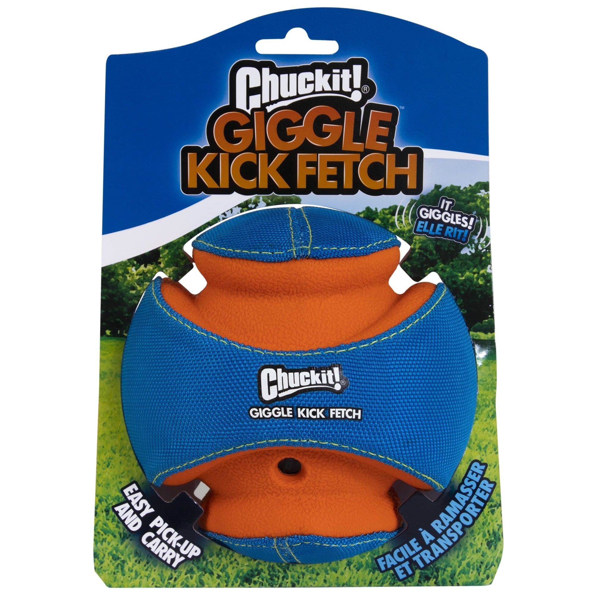 Chuckit! Giggle Kick Fetch Giggle Sounding Fetch and Floating Dog Toy - Small