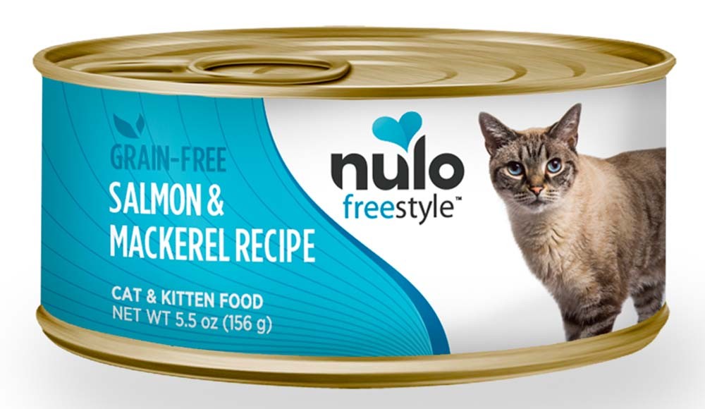 Nulo Freestyle Grain-Free Salmon and Mackerel Kitten and Adult Canned Cat Food - 5.5 Oz - Case of 24 Default Title
