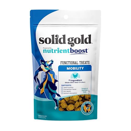 Solid Gold NutrientBoost Mobility Chicken with Glucosamine Functional Soft and Chewy Dog Treats - 5.2 Oz Default Title