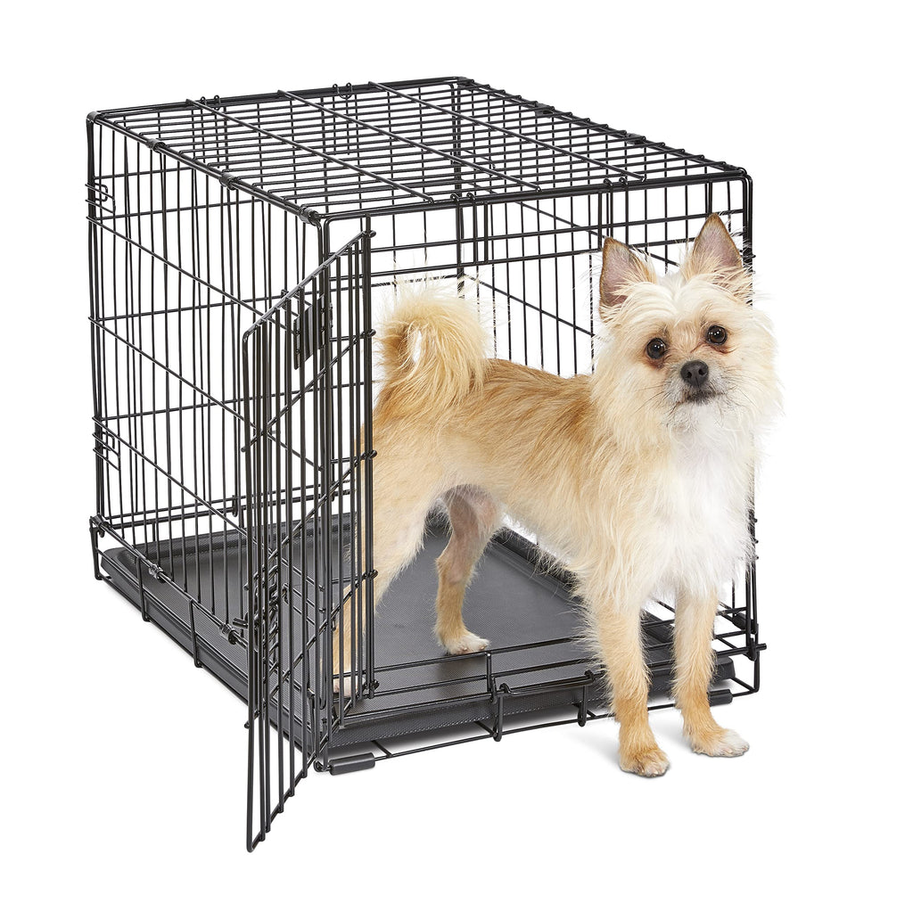 Midwest I-Crate Single Door Metal Folding Dog Crate with Divider Panel - 24" X 18" X 19...