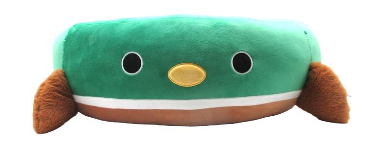 Jazzwares Squishmallows Avery The Duck Round Ultra-Soft Cat and Dog Bed - Green Small - 20 Inch