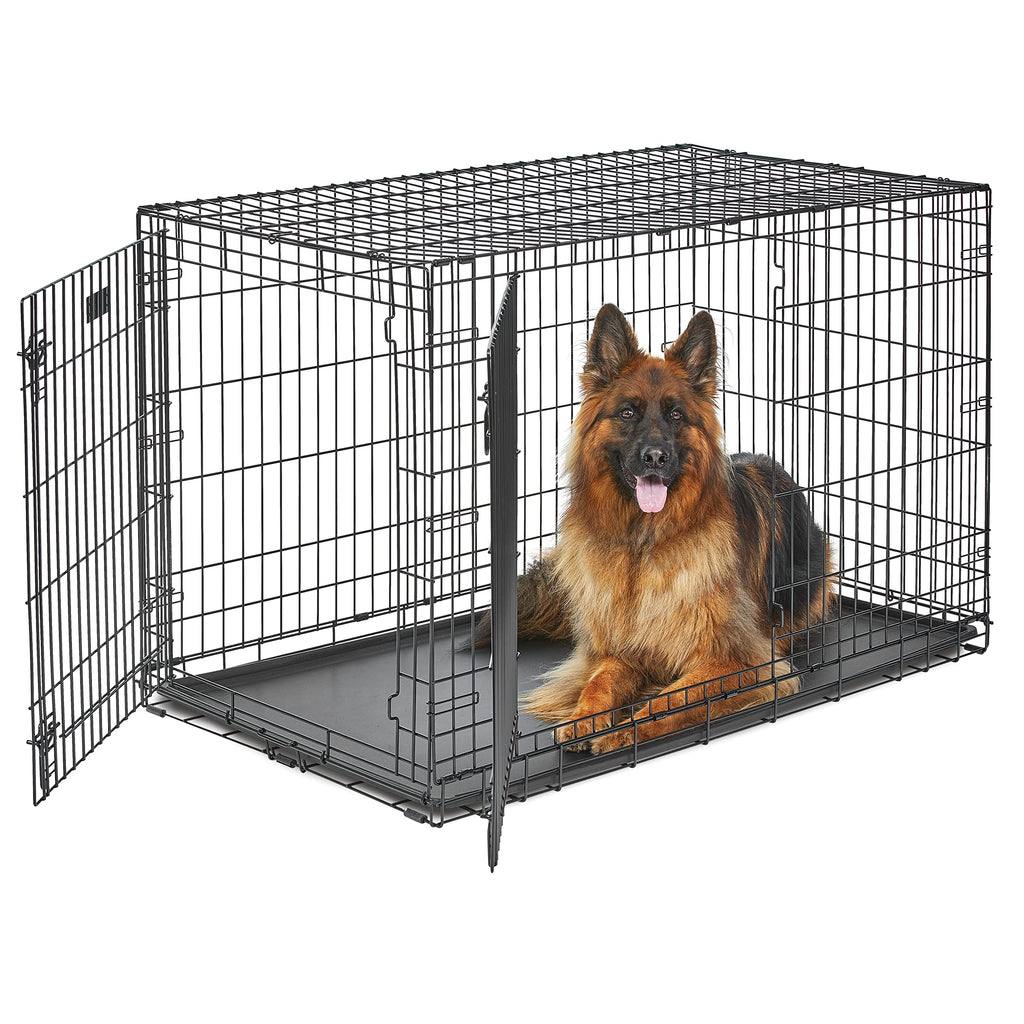 Midwest I-Crate Single Door Metal Folding Dog Crate with Divider Panel - 48" X 30" X 33...